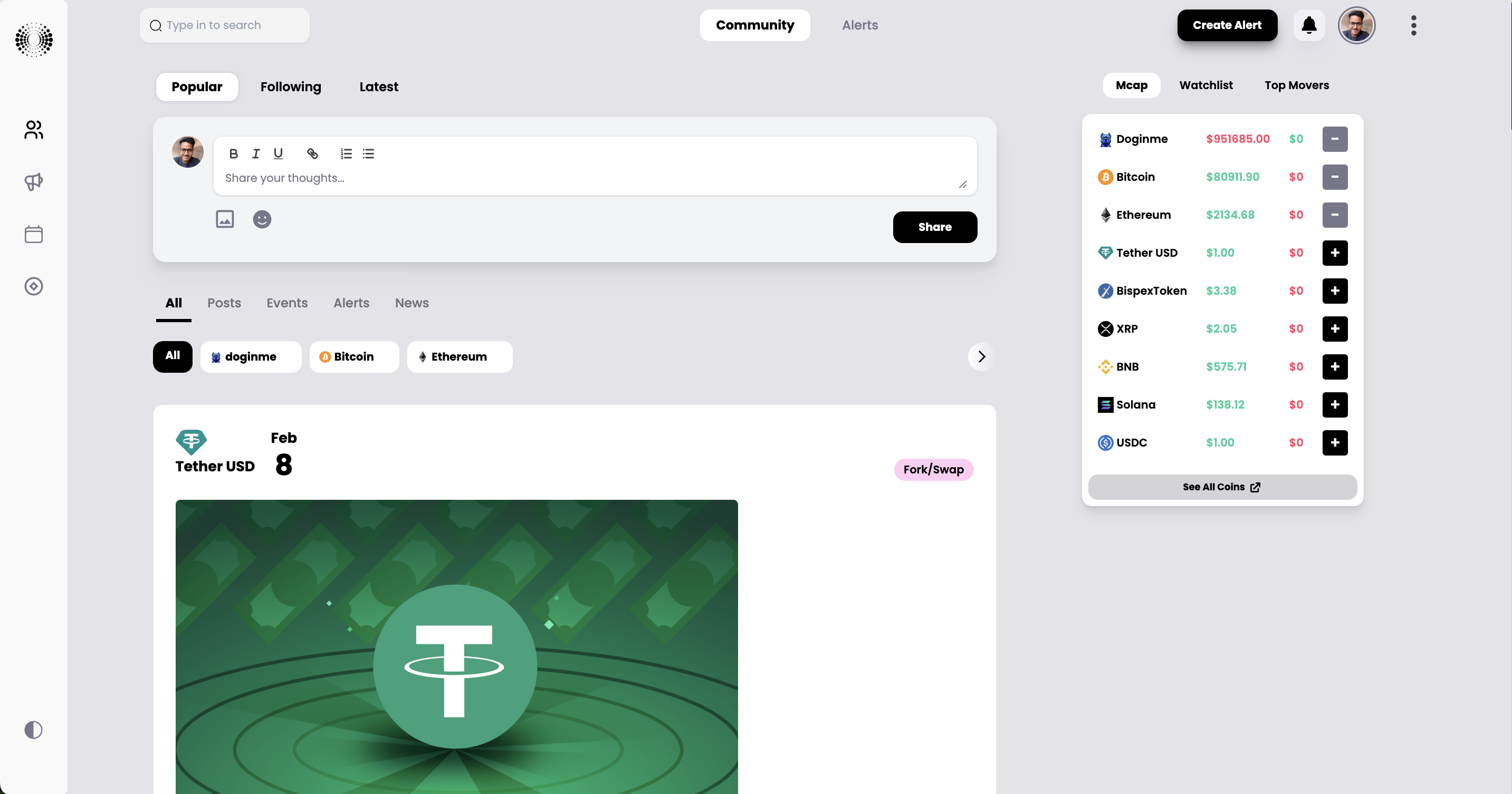 TokenAlerts
